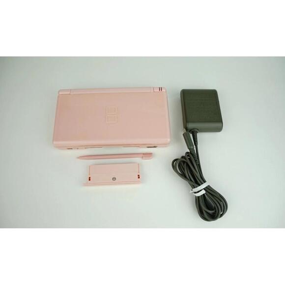 Nintendo DS Lite USG-001 Handheld Console - Coral Pink Mint Condition